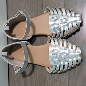Old Navy girls silver sandal